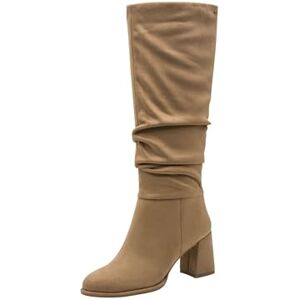 Tamaris Dames Long Boot Heel 1-25523-45 Kniehoge laarzen, beige, 36 EU, beige, 36 EU Tamaris Dames Long Boot Heel 1-25523-45 Kniehoge laarzen, beige, 36 EU, beige, 36 EU
