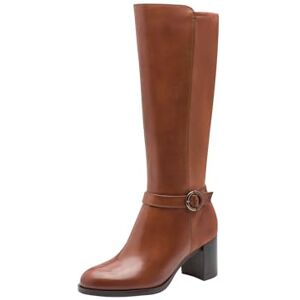 Tamaris Dames Long Boot Heel 1-25512-45 Kniehoge laarzen, cognac, 41 EU, cognac, 41 EU Tamaris Dames Long Boot Heel 1-25512-45 Kniehoge laarzen, cognac, 41 EU, cognac, 41 EU