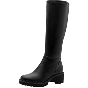 Tamaris Dames Comfort Long Boot Heel Duo-tex Kniehoge laarzen, Black Nappa, 42 EU, Black Nappa, 42 EU Tamaris Dames Comfort Long Boot Heel Duo-tex Kniehoge laarzen, Black Nappa, 42 EU, Black Nappa, 42 EU