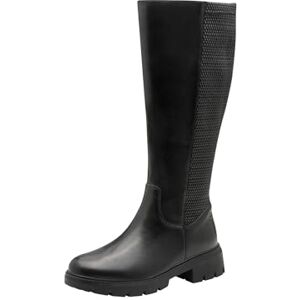 Tamaris Dames Comfort Long Boot Flat Kniehoge laarzen, zwart, 36 EU, zwart, 36 Tamaris Dames Comfort Long Boot Flat Kniehoge laarzen, zwart, 36 EU, zwart, 36