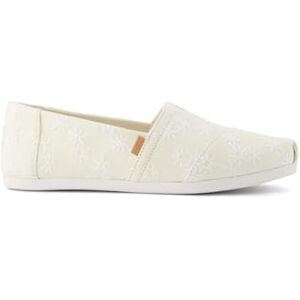 TOMS Alpargata Cloudbound instappers voor dames, Natuurlijke geborduurde bloemen, 42 EU TOMS Alpargata Cloudbound instappers voor dames, Natuurlijke geborduurde bloemen, 42 EU