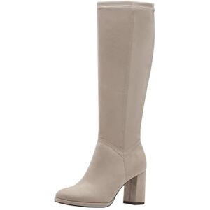 Tamaris Dames dames lange laars hak 1-25554-45 kniehoog, taupe, 4 UK, Taupe, 37 EU Tamaris Dames dames lange laars hak 1-25554-45 kniehoog, taupe, 4 UK, Taupe, 37 EU