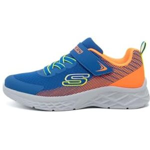 Skechers Jongens Trainers, Royal Textiel/Synthetisch/Oranje Trim, 13 UK, Koninklijke Textiel Synthetische Oranje Trim, 32 EU Skechers Jongens Trainers, Royal Textiel/Synthetisch/Oranje Trim, 13 UK, Koninklijke Textiel Synthetische Oranje Trim, 32 EU