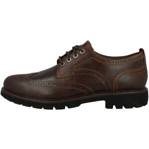 Clarks Batcombe Far Oxford voor heren, Dark Tan Lea, 42.5 EU Clarks Batcombe Far Oxford voor heren, Dark Tan Lea, 42.5 EU