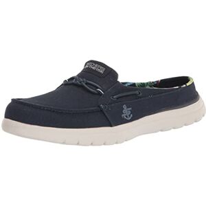 Skechers On-The-go Flex zoutwater bootschoen voor dames, Donkerblauw, 40 EU Smal Skechers On-The-go Flex zoutwater bootschoen voor dames, Donkerblauw, 40 EU Smal