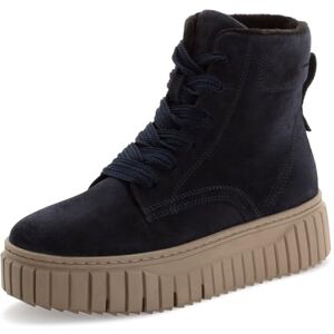 Tamaris Dames Lace Boot Flat 1-25267-45 enkellaarsjes, marineblauw, 42 EU, Donkerblauw, 42 EU Tamaris Dames Lace Boot Flat 1-25267-45 enkellaarsjes, marineblauw, 42 EU, Donkerblauw, 42 EU