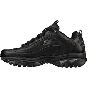 Skechers Energie Afterburn heren Veterschoen, Zwart Grijs, 45.5 EU X-Breed Skechers Energie Afterburn heren Veterschoen, Zwart Grijs, 45.5 EU X-Breed
