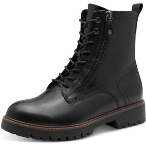 Tamaris Dames Lace Boot Flat 1-25207-45 enkellaarsjes, zwart leer, 36 EU, zwart leder, 36 EU Tamaris Dames Lace Boot Flat 1-25207-45 enkellaarsjes, zwart leer, 36 EU, zwart leder, 36 EU