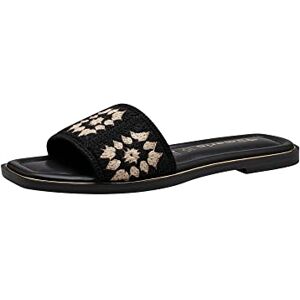 Tamaris 1-1-27142-30 instappers voor dames, Zwart Zwart Kam, 37 EU Tamaris 1-1-27142-30 instappers voor dames, Zwart Zwart Kam, 37 EU
