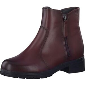Tamaris Dames 8-85318-41 enkellaars, Bordeaux, 2 UK Wide Tamaris Dames 8-85318-41 enkellaars, Bordeaux, 2 UK Wide