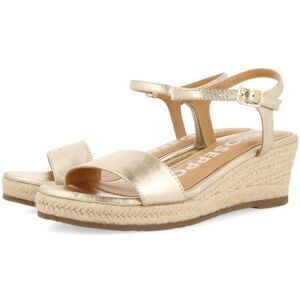 GIOSEPPO Yalaha damessandalen van zwart leer met jute wig, Platina, 41 EU GIOSEPPO Yalaha damessandalen van zwart leer met jute wig, Platina, 41 EU