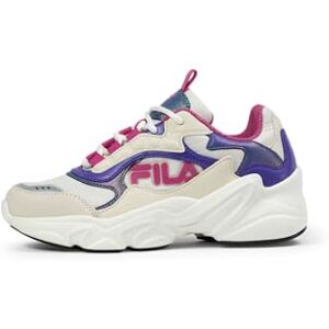 FILA Meisjes Collene Logo Kids Sneakers, Turtledove Fuchsia Rose, 35 EU FILA Meisjes Collene Logo Kids Sneakers, Turtledove Fuchsia Rose, 35 EU