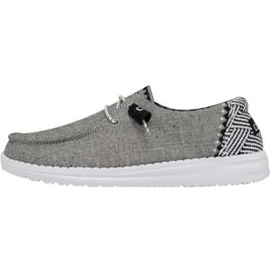HEYDUDE Hey Dude Wendy mocassin voor dames, Chambray Onyx Grijs, 37 EU HEYDUDE Hey Dude Wendy mocassin voor dames, Chambray Onyx Grijs, 37 EU
