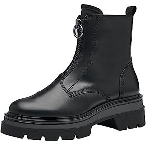 Tamaris Elegante enkellaarsjes voor dames 1-25413-41, zwart, zwart leder, 36 EU Tamaris Elegante enkellaarsjes voor dames 1-25413-41, zwart, zwart leder, 36 EU