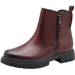 Tamaris Dames Comfort Boot Flat halflange laarzen, bordeaux, 37 EU, bordeaux, 37 EU Tamaris Dames Comfort Boot Flat halflange laarzen, bordeaux, 37 EU, bordeaux, 37 EU