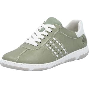 Rieker 42408 Veterschoenen voor dames, groen, 42 EU, groen, 42 EU Rieker 42408 Veterschoenen voor dames, groen, 42 EU, groen, 42 EU