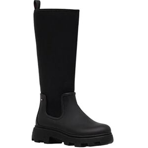 Tommy Hilfiger Vrouwen VLAG LANGE RAINBOOT WARM VOERING FW0FW08973 Regenlaarzen, zwart (zwart), 4, Zwart, 37 EU Tommy Hilfiger Vrouwen VLAG LANGE RAINBOOT WARM VOERING FW0FW08973 Regenlaarzen, zwart (zwart), 4, Zwart, 37 EU