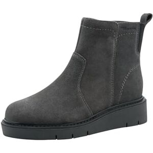 Tamaris Dames Comfort Boot Flat Halflange laarzen, ANTRAC. Suede, 36 EU, Antrac suède, 36 EU Tamaris Dames Comfort Boot Flat Halflange laarzen, ANTRAC. Suede, 36 EU, Antrac suède, 36 EU