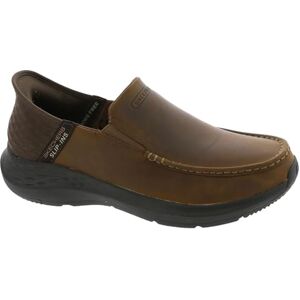 Skechers Men's Parson-Oswin Slip-in Moccasin, Brown, 9 Skechers Men's Parson-Oswin Slip-in Moccasin, Brown, 9