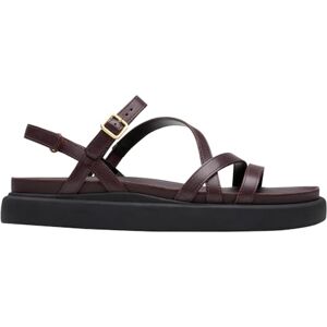 Clarks Premium Aristella Rose Sandaal voor dames, wijnleer, 3,5 UK, Wijn Leer, 36.5 EU Clarks Premium Aristella Rose Sandaal voor dames, wijnleer, 3,5 UK, Wijn Leer, 36.5 EU