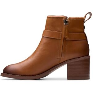 Clarks Premium Dames Chamberly Trim Combat Boot, Mid Tan Lea, 6 UK, Midden Tan Lea, 39 EU Clarks Premium Dames Chamberly Trim Combat Boot, Mid Tan Lea, 6 UK, Midden Tan Lea, 39 EU