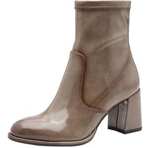 Tamaris Dames Boot Heel 1-25357-41 Enkellaarzen, Taupe Patent, 36 EU, Taupe patent, 36 EU Tamaris Dames Boot Heel 1-25357-41 Enkellaarzen, Taupe Patent, 36 EU, Taupe patent, 36 EU