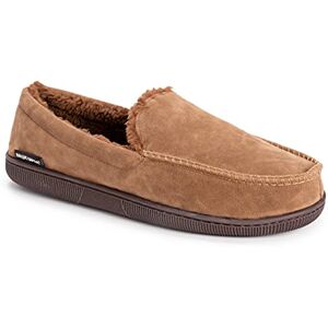 MUK LUKS Heren Heren Faux Suede Moccasin Slippers Slippers, camel, Medium MUK LUKS Heren Heren Faux Suede Moccasin Slippers Slippers, camel, Medium