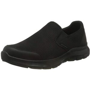 Skechers DELSON-Antigo Oxfords voor heren, Zwart Textiel Trim, 39 EU Skechers DELSON-Antigo Oxfords voor heren, Zwart Textiel Trim, 39 EU