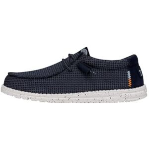 HEYDUDE Hey Dude Wally Sport Mesh Moccasin voor heren, Donkerblauw, 40 EU HEYDUDE Hey Dude Wally Sport Mesh Moccasin voor heren, Donkerblauw, 40 EU