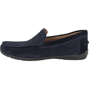 Geox heren u siron moccasin, Donkerblauw, 42.5 EU Geox heren u siron moccasin, Donkerblauw, 42.5 EU
