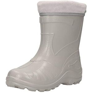 FUZZIO SeSe rubberlaarzen voor kinderen, regenlaarzen, licht gevoerd, lichtgrijs, 23 EU Schmal FUZZIO SeSe rubberlaarzen voor kinderen, regenlaarzen, licht gevoerd, lichtgrijs, 23 EU Schmal