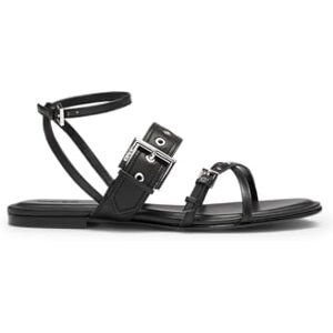 HUGO Tayna_NABK Damessandalen, zwart, maat 41, Zwart, 41 EU HUGO Tayna_NABK Damessandalen, zwart, maat 41, Zwart, 41 EU