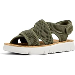 Camper Oruga Flat Sandal voor dames, medium groen, 40 EU, medium groen, 40 EU Camper Oruga Flat Sandal voor dames, medium groen, 40 EU, medium groen, 40 EU