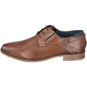 bugatti heren Zakelijke lage schoen van leer, duurzame derby in used look, Cognac, 46 EU bugatti heren Zakelijke lage schoen van leer, duurzame derby in used look, Cognac, 46 EU