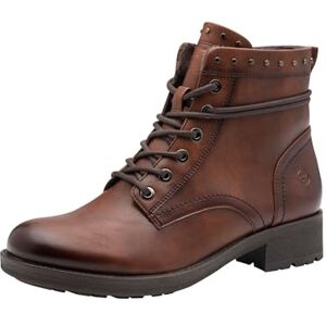 Tamaris Dames Lace Boot Flat 1-25133-45 enkellaarzen, cognac, 37 EU, cognac, 37 EU Tamaris Dames Lace Boot Flat 1-25133-45 enkellaarzen, cognac, 37 EU, cognac, 37 EU