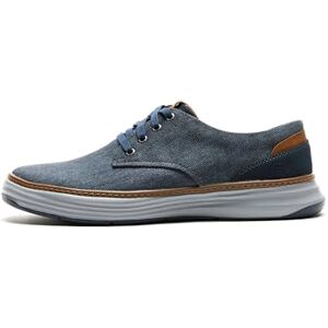 Skechers Heren Moreno Canvas Oxford Schoen, Blauwe Nvy 417, 9 UK Wide Skechers Heren Moreno Canvas Oxford Schoen, Blauwe Nvy 417, 9 UK Wide