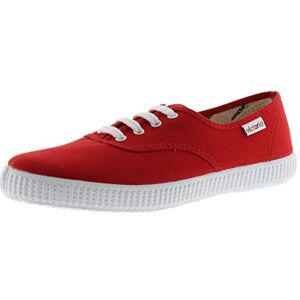 victoria 1915 Unisex Canvas Plimsoll & White Laces 106613 for Kids ROJO 31 victoria 1915 Unisex Canvas Plimsoll & White Laces 106613 for Kids ROJO 31