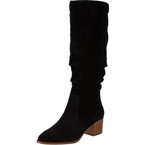 Amazon Essentials Hoge laarzen met blokhak voor dames, Zwart, 7.5 US Wide Amazon Essentials Hoge laarzen met blokhak voor dames, Zwart, 7.5 US Wide