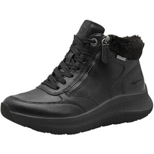Tamaris Comfort Lace Boot Flat Duo-tex modieuze dameslaarzen, zwart, 37 EU, zwart, 37 EU Tamaris Comfort Lace Boot Flat Duo-tex modieuze dameslaarzen, zwart, 37 EU, zwart, 37 EU
