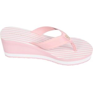 Tommy Hilfiger Dames Th Stripes Wedge Beach Sandal Fw0fw08521 Teenslippers, Roze Foggy Pink, 40 EU Tommy Hilfiger Dames Th Stripes Wedge Beach Sandal Fw0fw08521 Teenslippers, Roze Foggy Pink, 40 EU