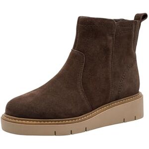 Tamaris Dames Comfort Boot Flat halflange laarzen, mokka suède, 40 EU, mokka-suède, 40 EU Tamaris Dames Comfort Boot Flat halflange laarzen, mokka suède, 40 EU, mokka-suède, 40 EU
