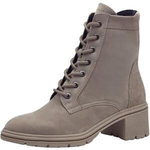 Tamaris Enkellaarsjes met hak voor dames, taupe, 37 EU Tamaris Enkellaarsjes met hak voor dames, taupe, 37 EU
