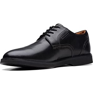 Clarks Malwood Lace Oxford voor heren, zwart leder, 40 EU Clarks Malwood Lace Oxford voor heren, zwart leder, 40 EU