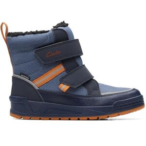 Clarks Jump K Sneeuwboot voor jongens, Blue Combi, 27 EU Clarks Jump K Sneeuwboot voor jongens, Blue Combi, 27 EU