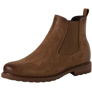 Tamaris dames laarzen leer, Camel Nubuc, 38 EU Tamaris dames laarzen leer, Camel Nubuc, 38 EU