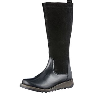Fly London Dames Seme828fly knie hoge laars, Zwart, 40 EU Fly London Dames Seme828fly knie hoge laars, Zwart, 40 EU