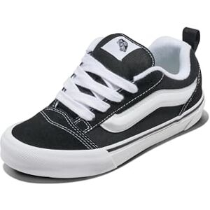 Vans Unisex-Child Knu Skool Skateschoen, Zwart/True Wit, 5 Big Kid Vans Unisex-Child Knu Skool Skateschoen, Zwart/True Wit, 5 Big Kid