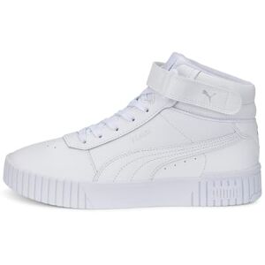 PUMA Carina 2.0 MidSneaker voor dames, Wit Wit Zilver, 38 EU PUMA Carina 2.0 MidSneaker voor dames, Wit Wit Zilver, 38 EU