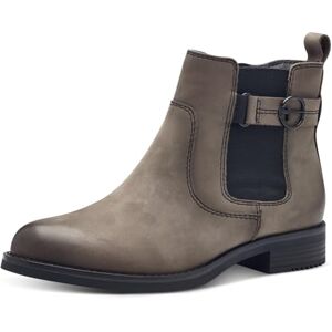 Tamaris Comfort Chelsea Boots voor dames, met ritssluiting, herfst, Steen nubuck, 37 EU Tamaris Comfort Chelsea Boots voor dames, met ritssluiting, herfst, Steen nubuck, 37 EU