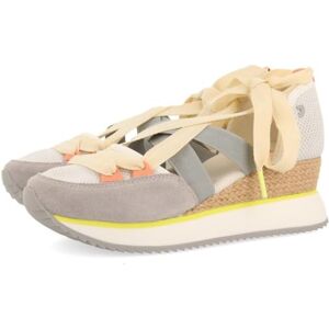 GIOSEPPO Samobor Open damessneaker met sleehak, wit, Wit, 39 EU GIOSEPPO Samobor Open damessneaker met sleehak, wit, Wit, 39 EU